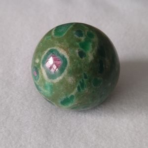 Ruby in Fuchsite Sphere (Crystal, Healing Stone)